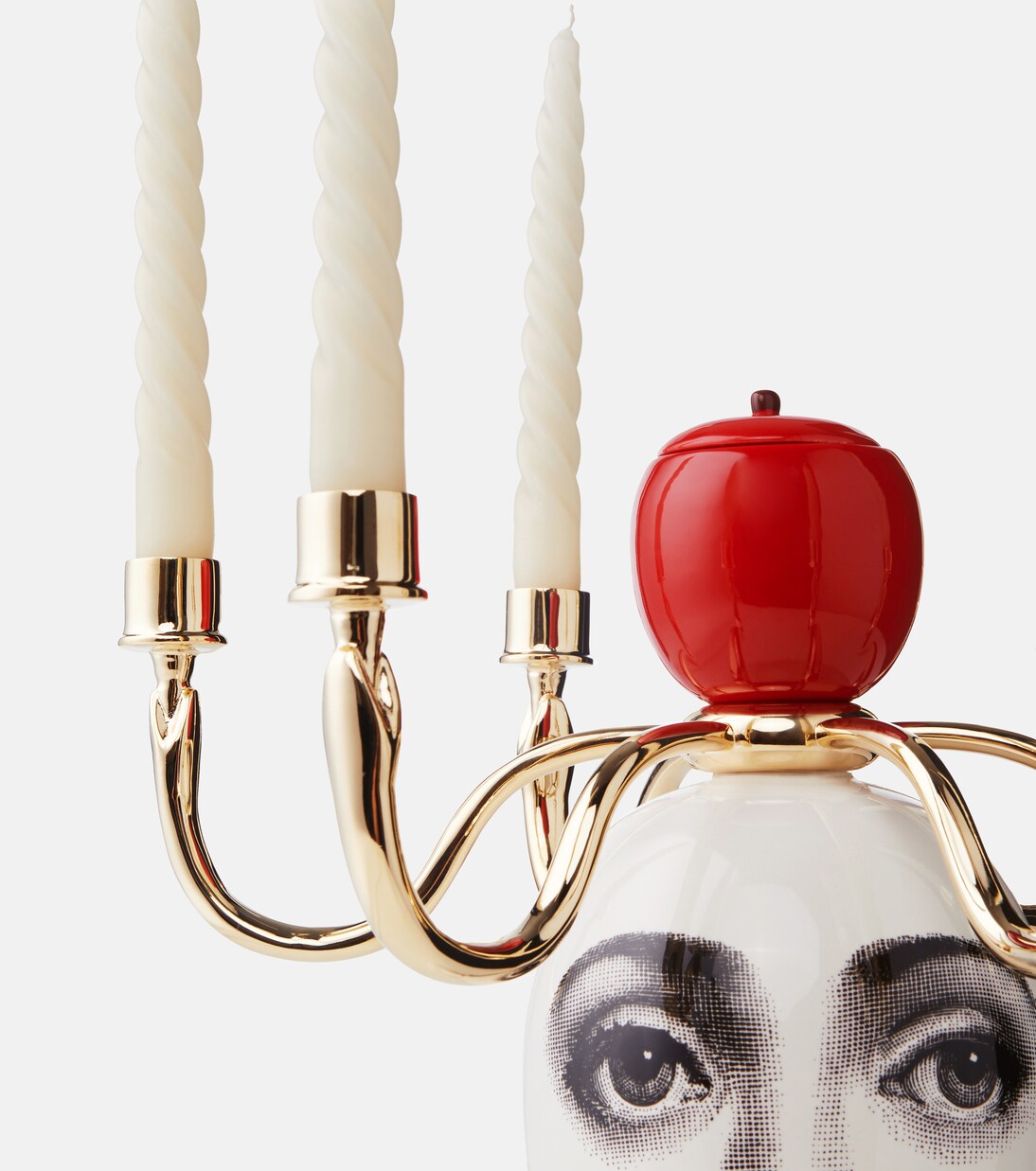 Sul Tardi candle holder with scented candles | Fornasetti