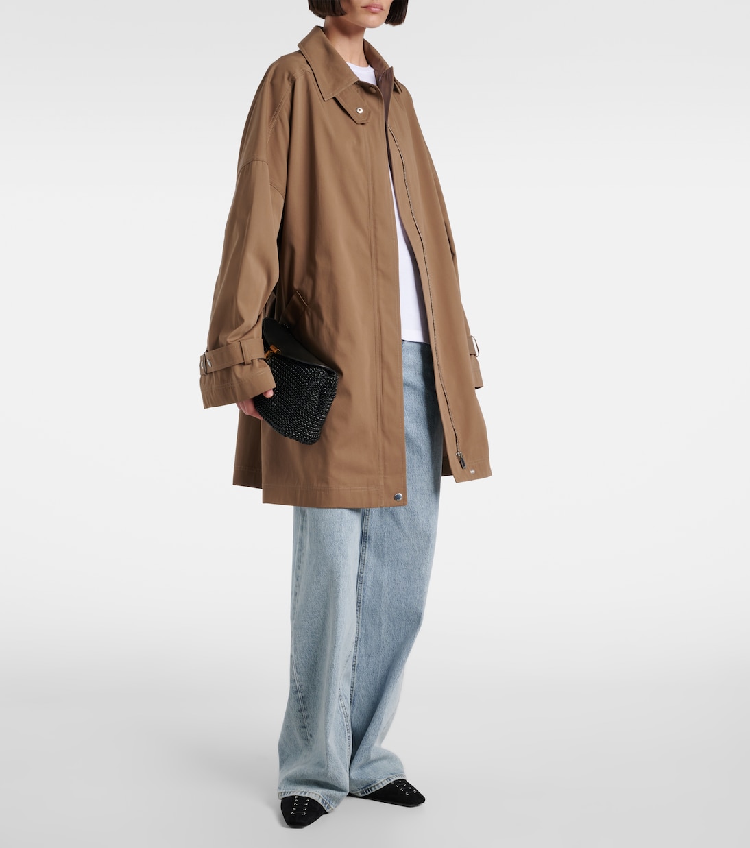 Oversized cotton jacket | Toteme