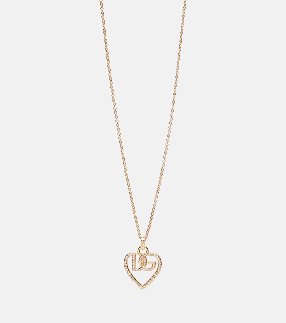 Collana DG con pendente e cristalli | Dolce&Gabbana