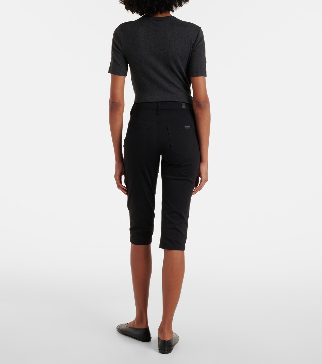 Capri mid-rise skinny jeans | 7 For All Mankind