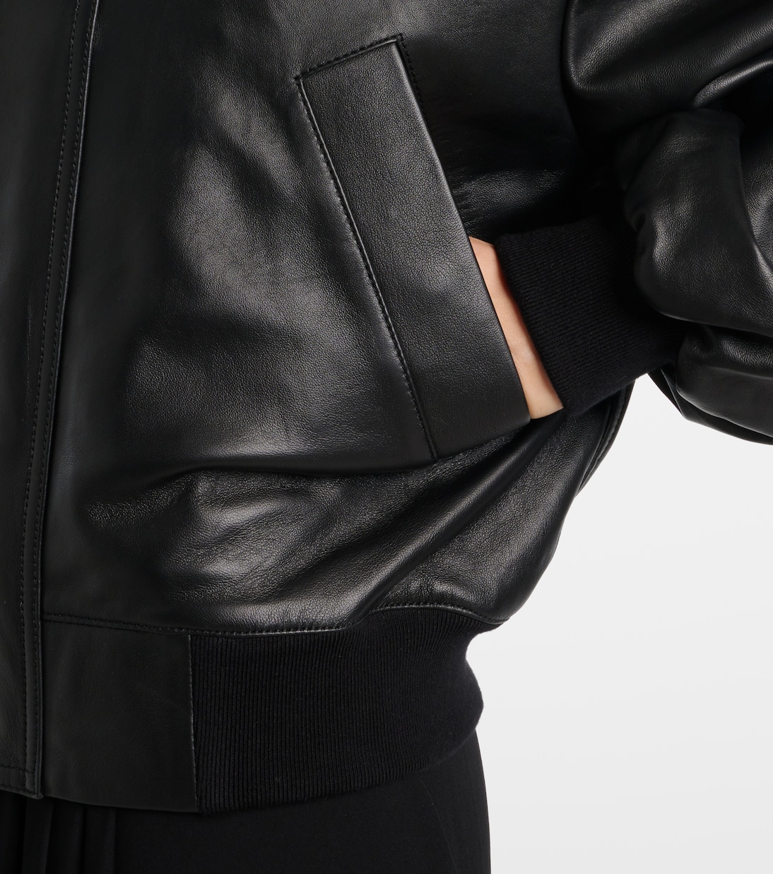 Leather blouson | Balenciaga