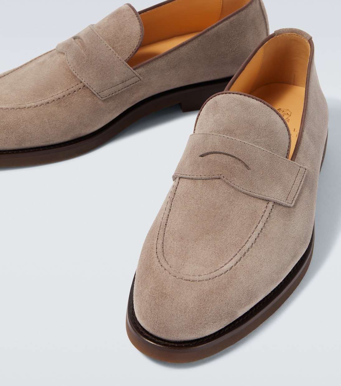 Loafers aus Veloursleder | Brunello Cucinelli