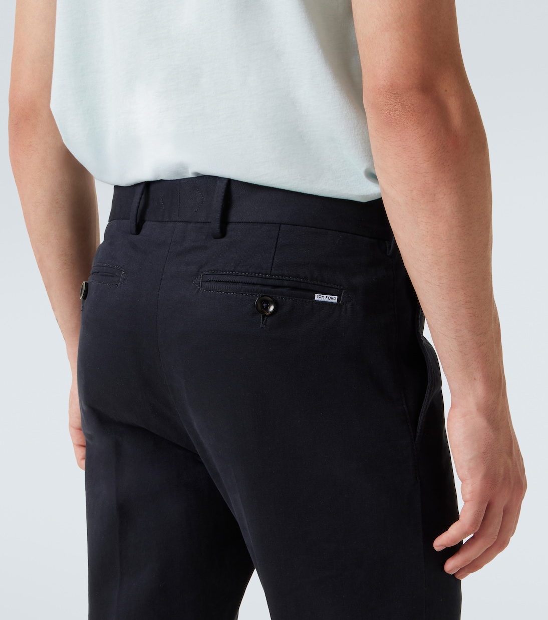 Cotton straight pants | Tom Ford