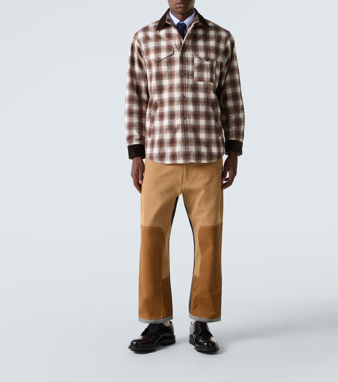 Checked cotton flannel jacket | Junya Watanabe