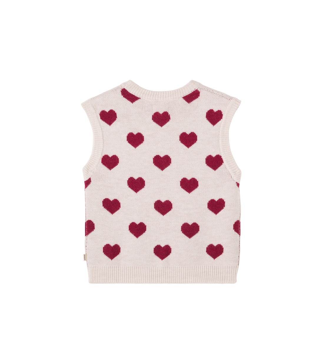 Pullunder Gaby aus Woll-Jacquard | Wheat