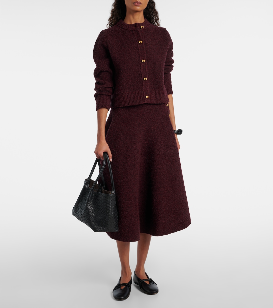 Cardigan Knot aus Bouclé | Bottega Veneta