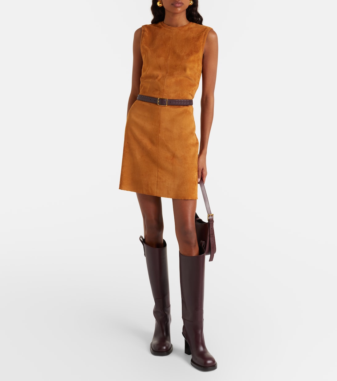 Minikleid Dollie aus Veloursleder | Stouls