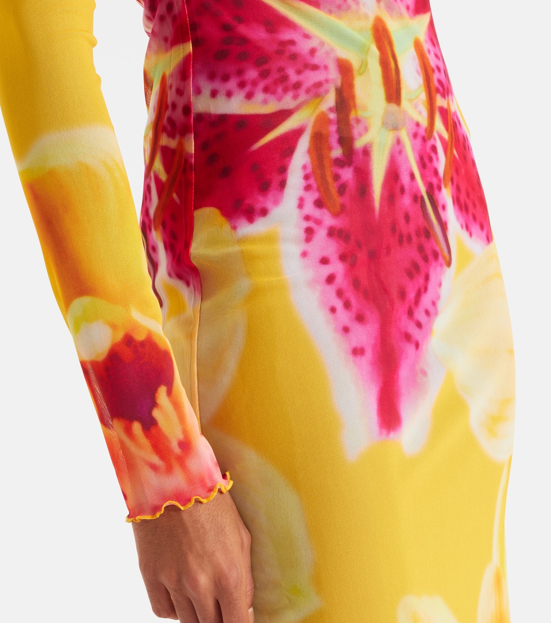 Maxikleid aus Mesh | Same