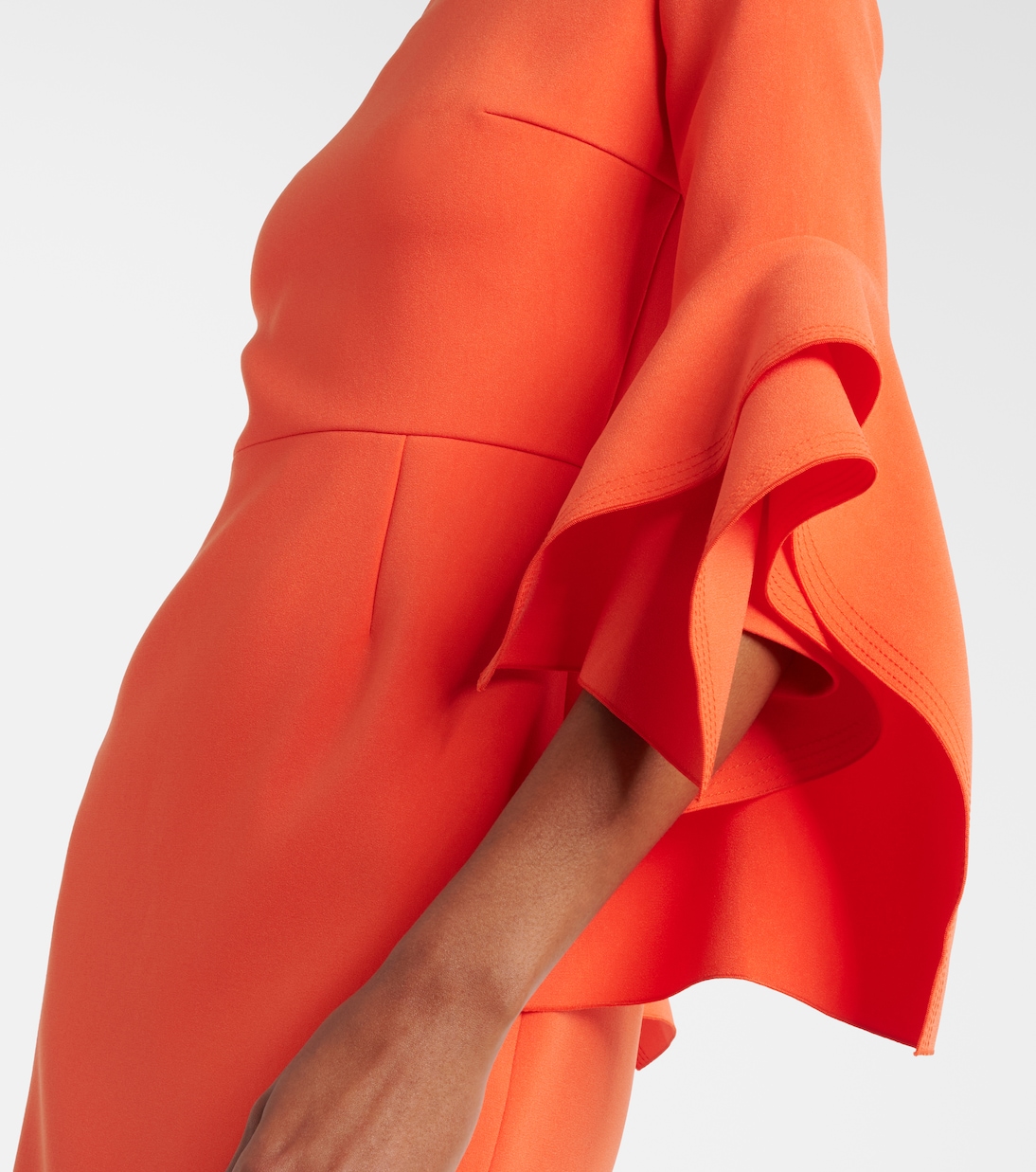 Ruffled midi dress | Roksanda