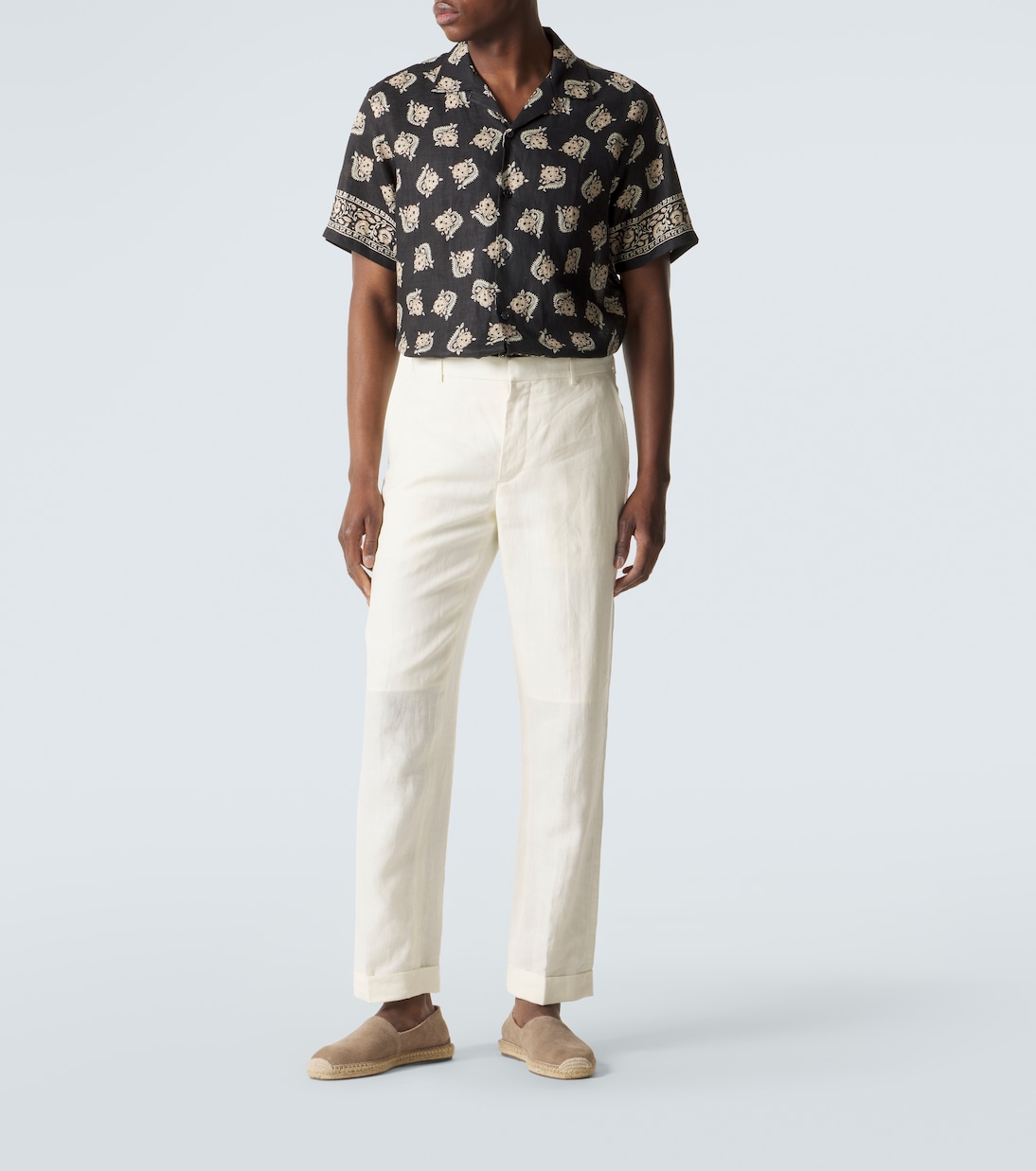 Paisley linen shirt | Ralph Lauren Purple Label