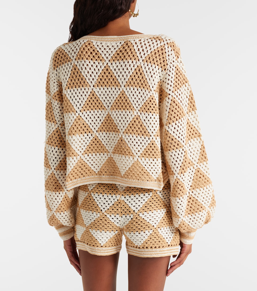 Cropped-Cardigan Maija aus Häkelstrick | Anna Kosturova