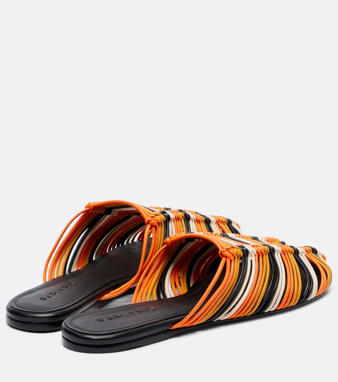 Leather slides | Farm Rio