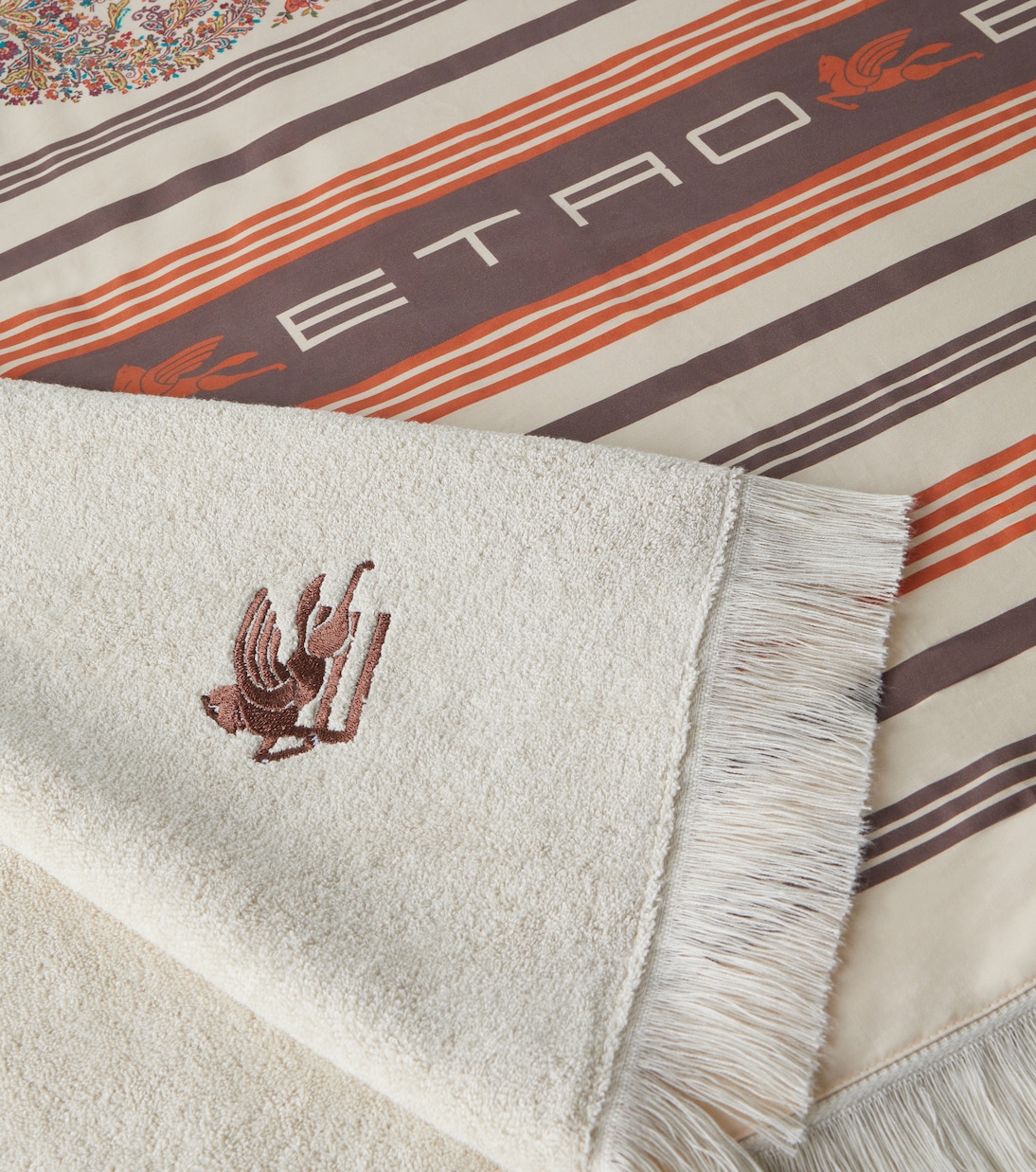 Ischia paisley cotton beach towel | Etro