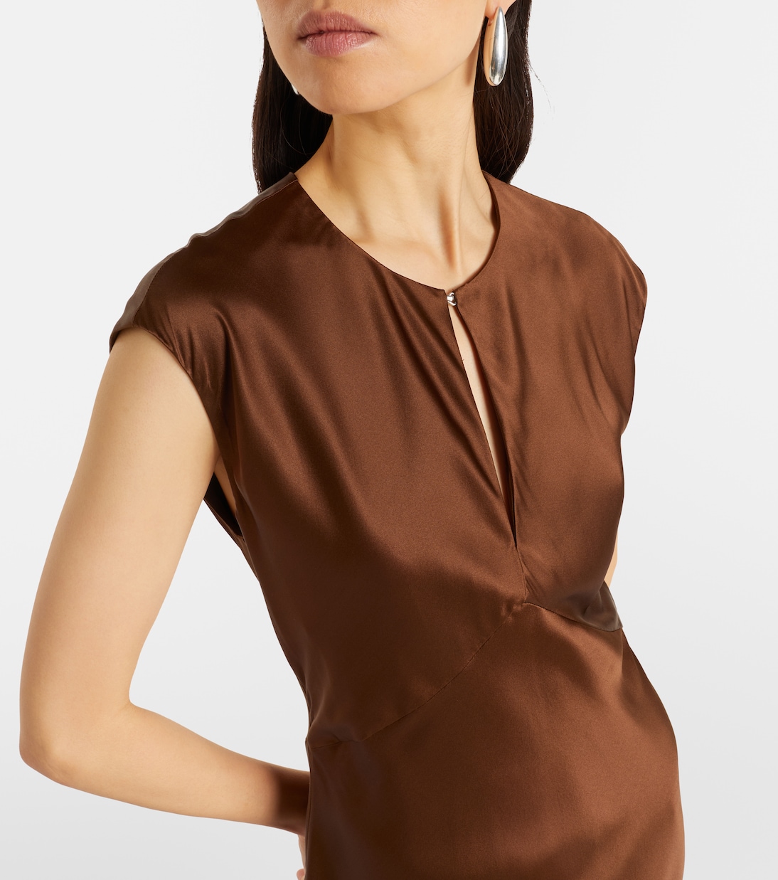 Maxikleid Nelzy aus Satin | Veronica Beard