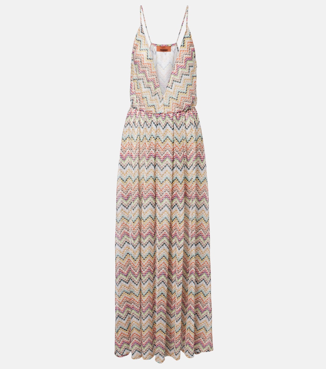 Zig Zag锯齿图案加长连衣裙 | Missoni