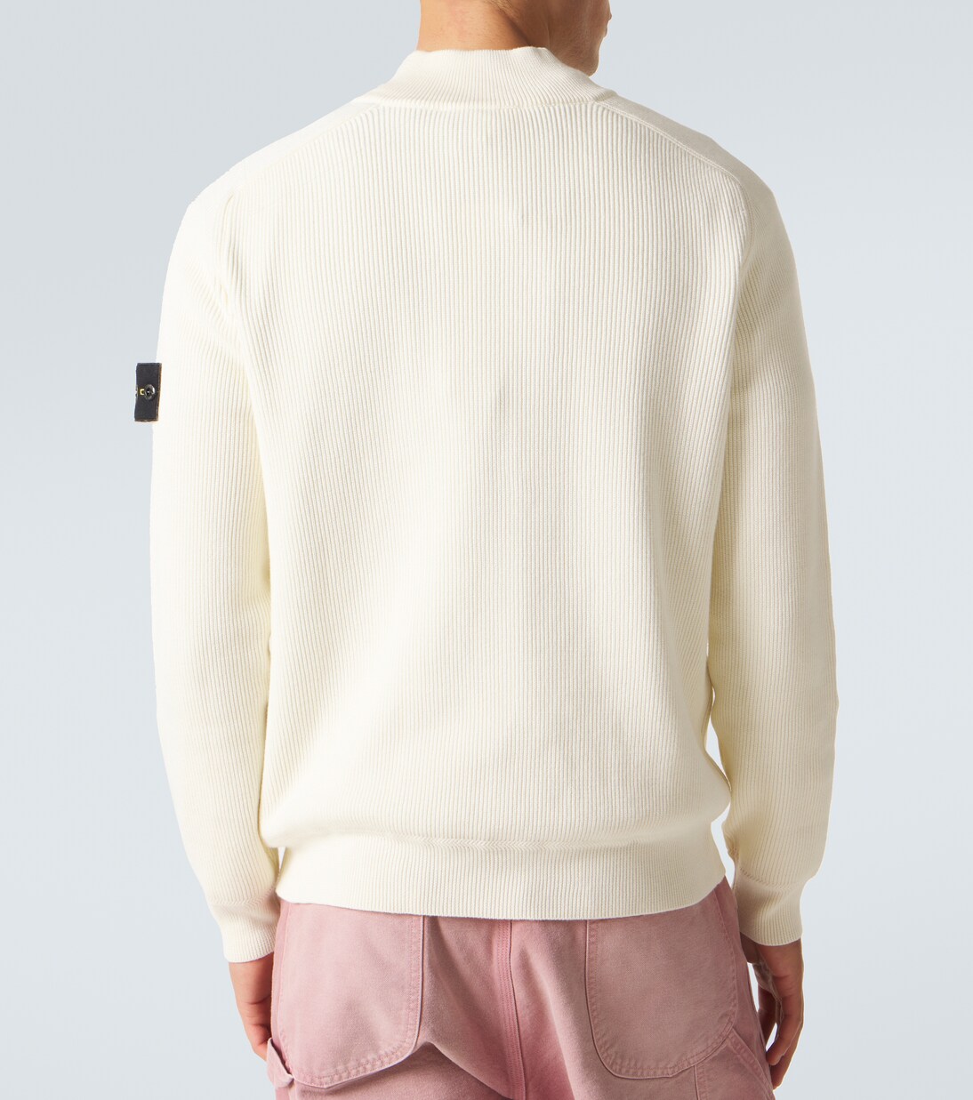 Compass棉质半拉链毛衣 | Stone Island