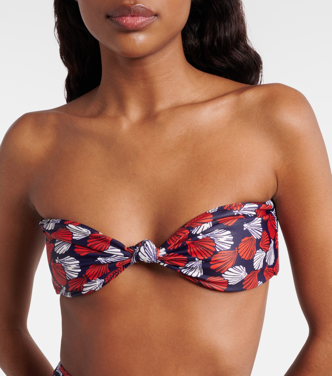 Bedrucktes Bikini-Oberteil Knotted | Same