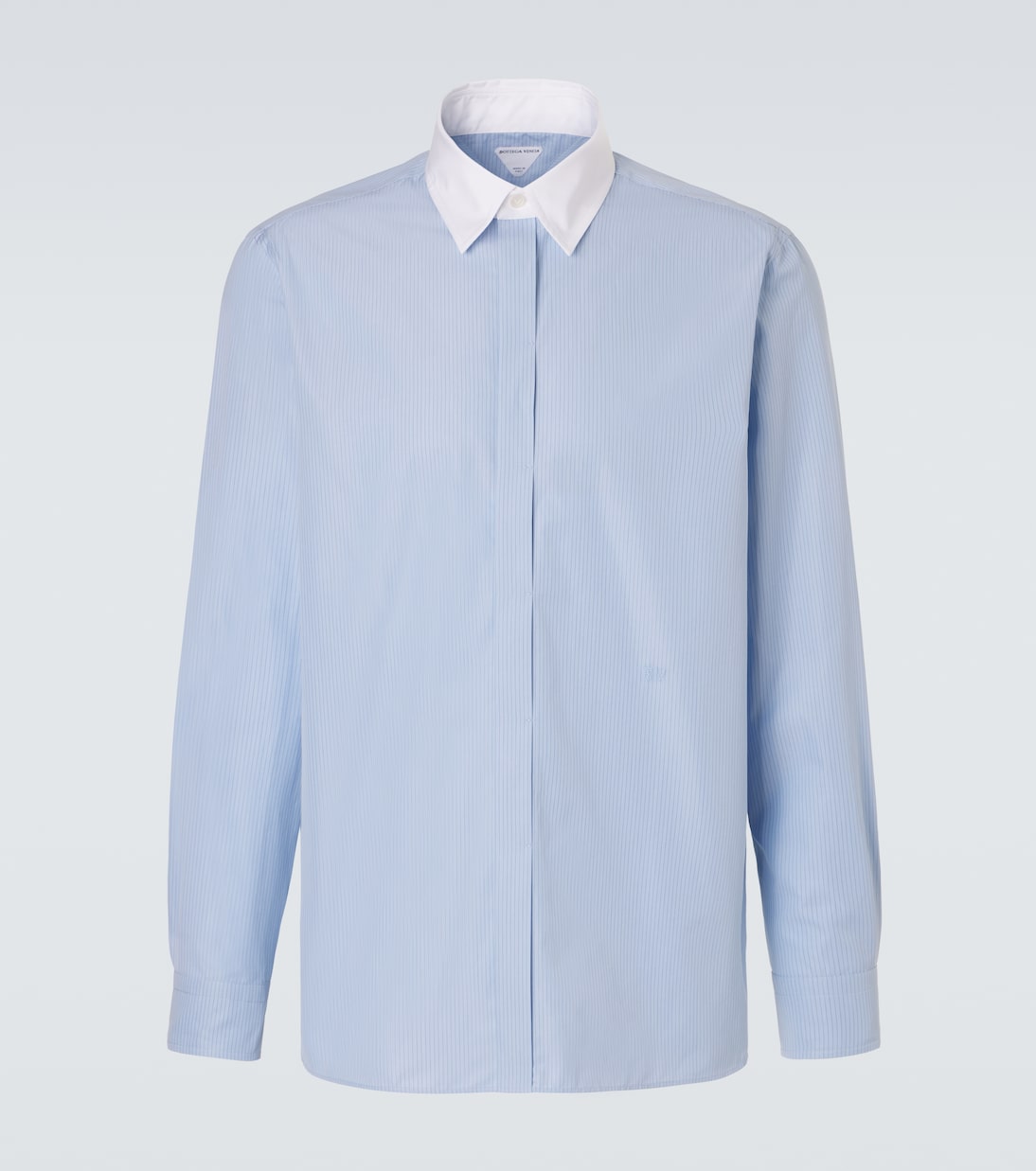 Chemise en popeline de coton rayée | Bottega Veneta