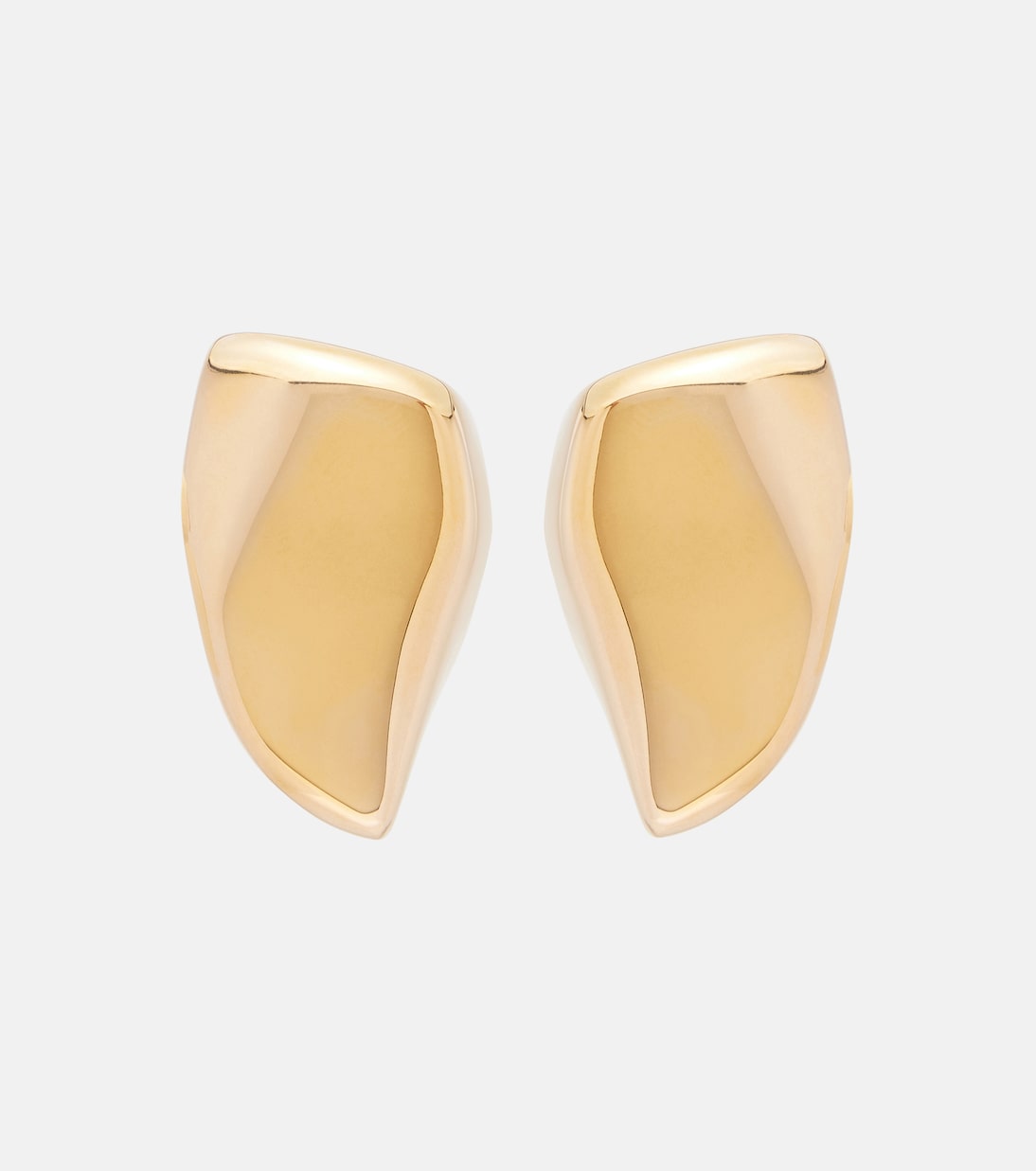 Boucles d'oreilles Prisma Small en plaqué or 18 ct | Bottega Veneta