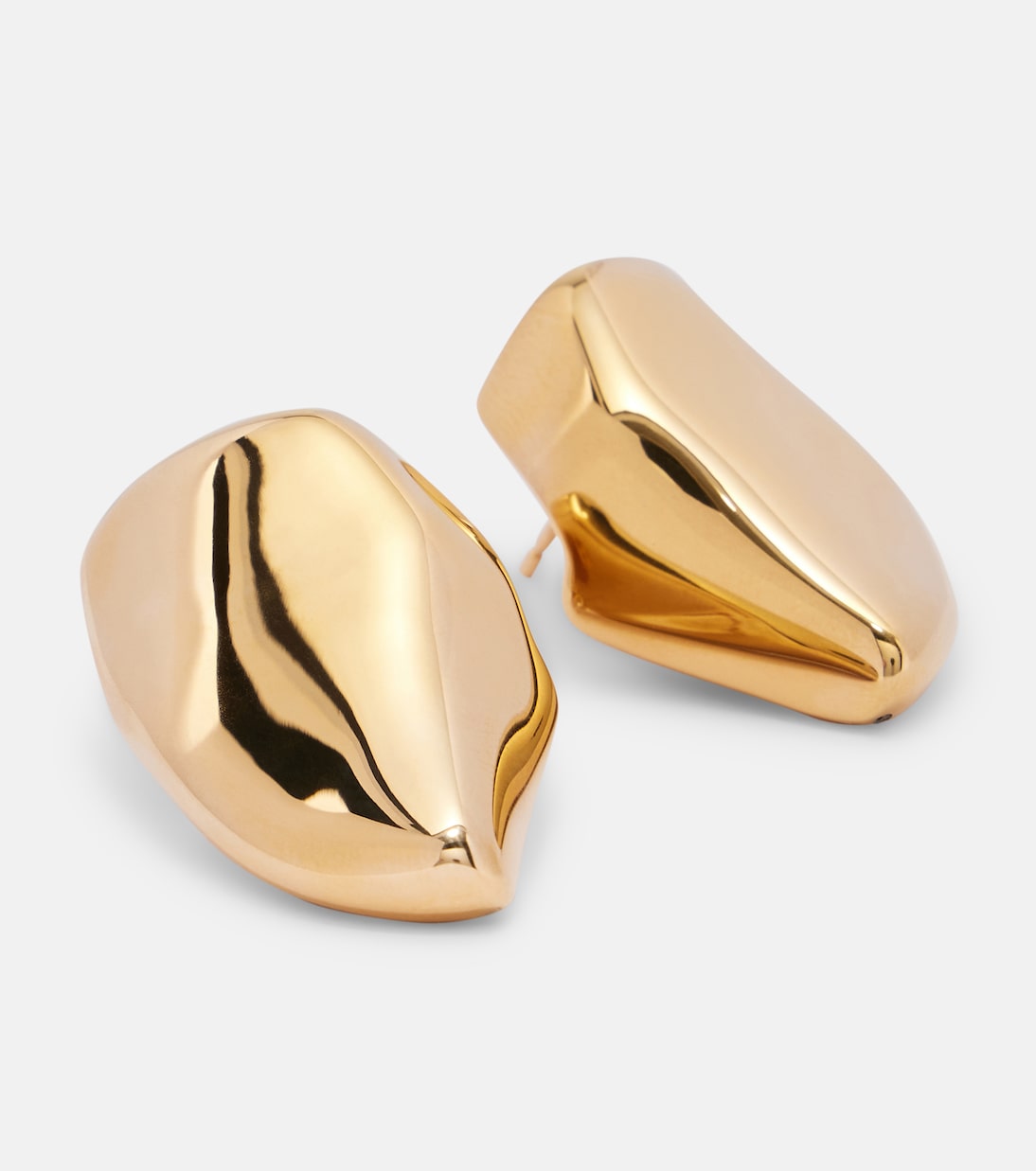 Boucles d'oreilles Prisma Small en plaqué or 18 ct | Bottega Veneta