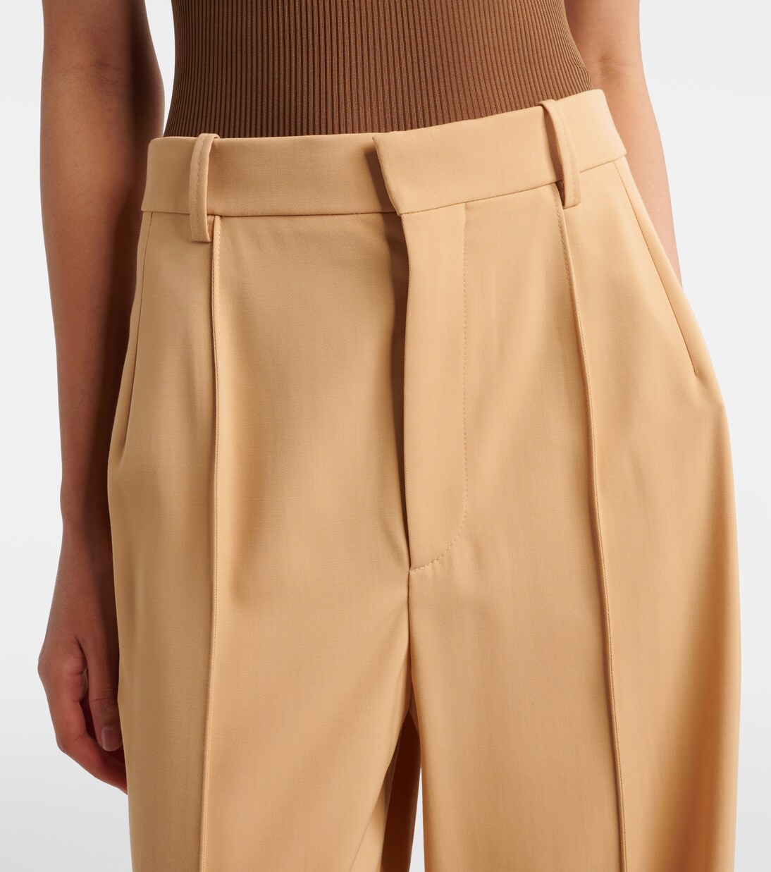 RHW wool wide-leg pants | Wardrobe.NYC