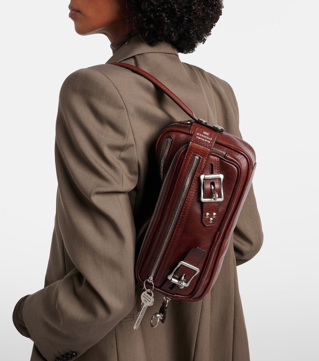 Bolso al hombro Camero Party de piel | Acne Studios