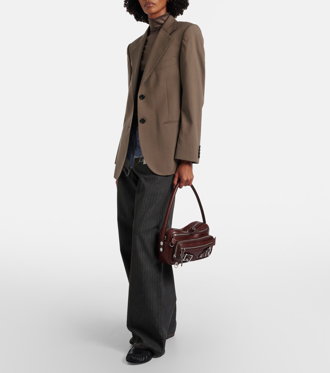 Bolso al hombro Camero Party de piel | Acne Studios
