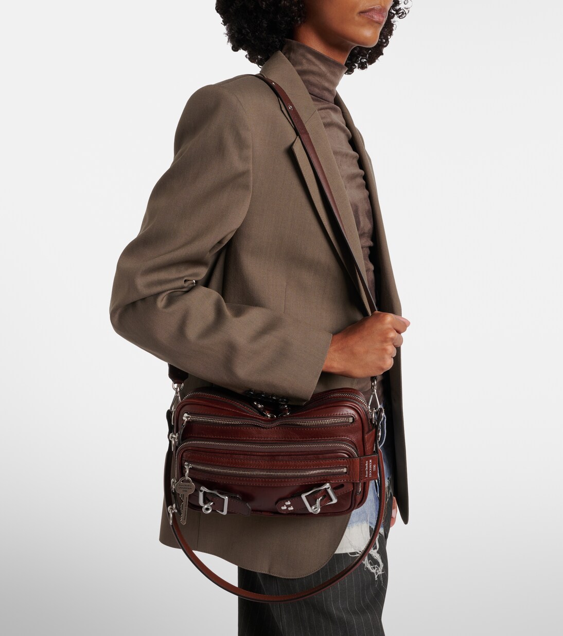 Bolso al hombro Camero Party de piel | Acne Studios