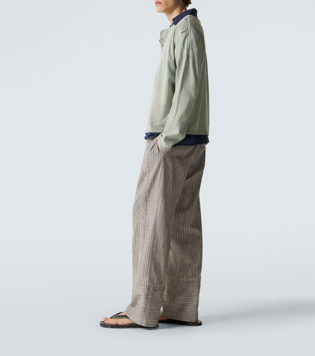 Andras leather thong sandals | Kiko Kostadinov