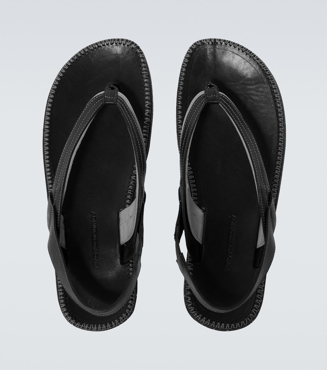 Andras leather thong sandals | Kiko Kostadinov