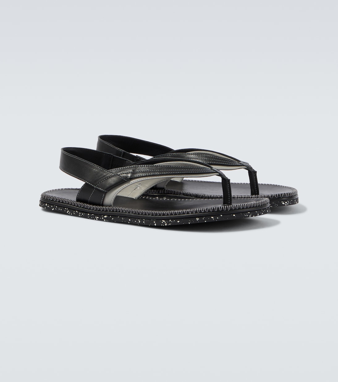 Andras leather thong sandals | Kiko Kostadinov