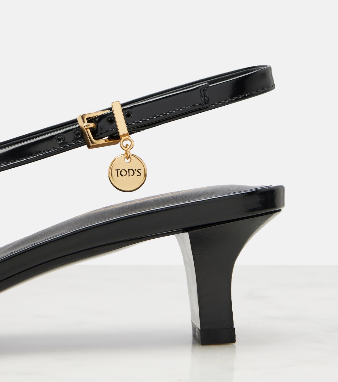 Escarpins slingback en cuir verni | Tod's