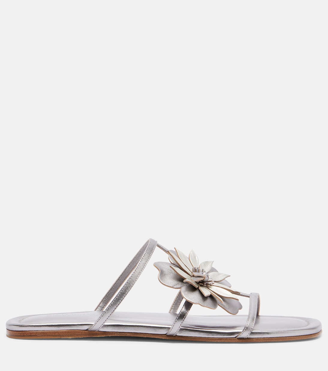 Sandalen aus Metallic-Leder | Zimmermann
