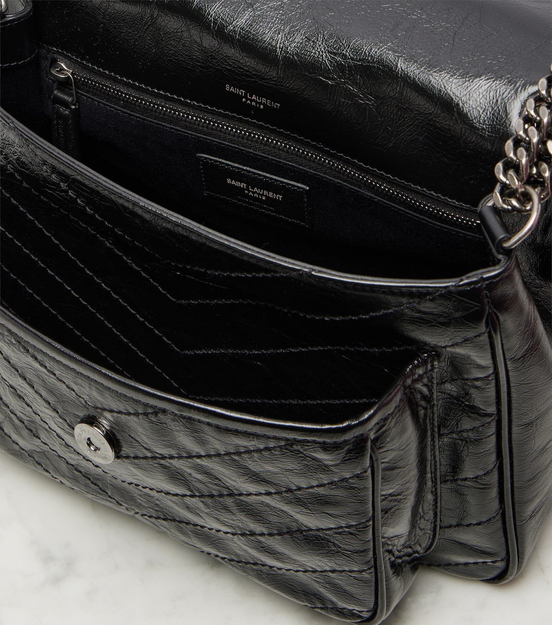 Niki Medium leather shoulder bag | Saint Laurent