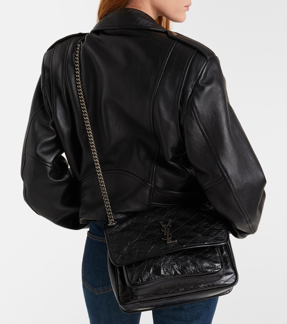 Niki Medium leather shoulder bag | Saint Laurent