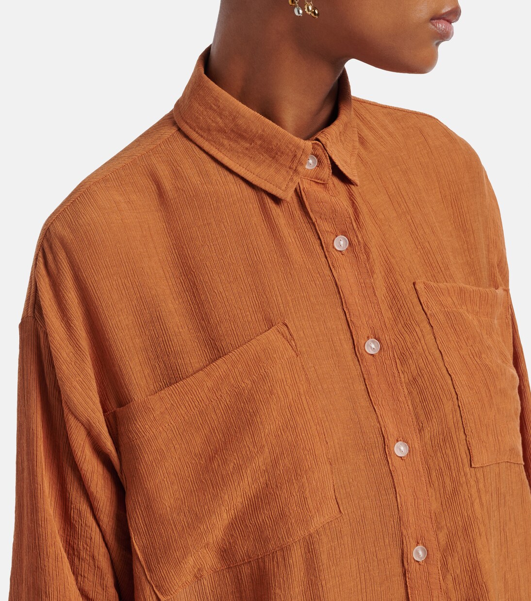 Mika seersucker shirt | Jade Swim