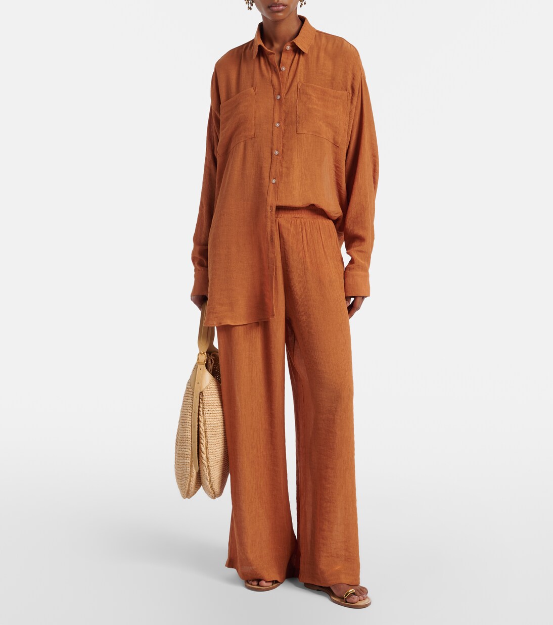 Mika seersucker shirt | Jade Swim