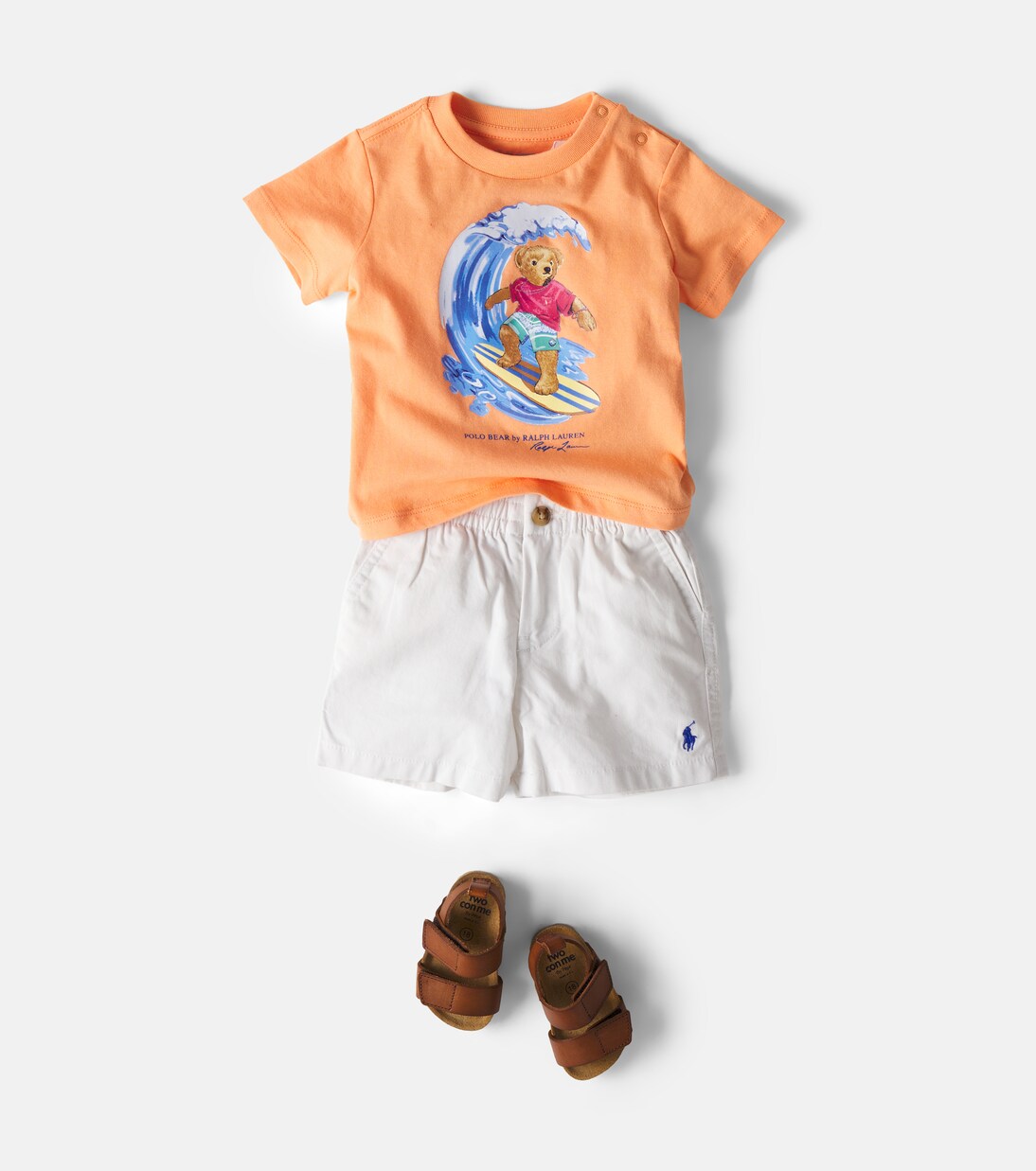 Baby printed cotton jersey T-shirt | Polo Ralph Lauren Kids