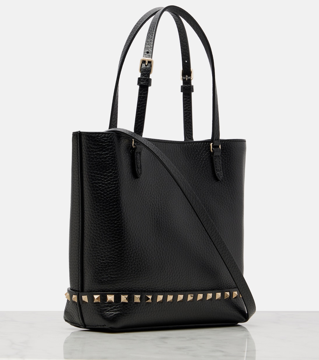 Rockstud Small leather tote bag | Valentino Garavani