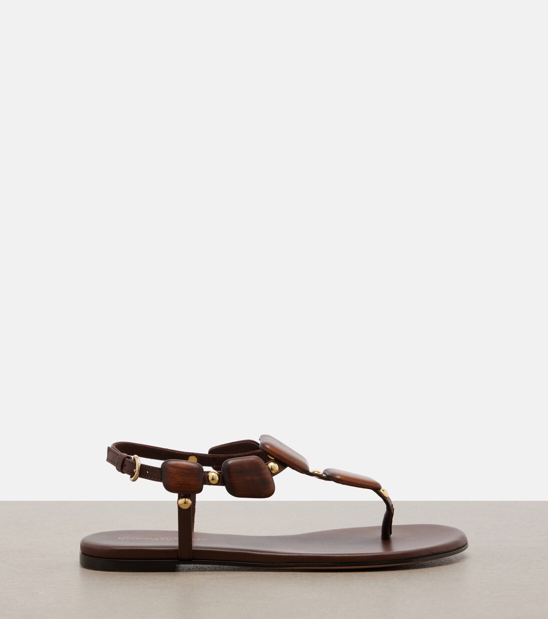 Sandalias de piel con cuentas | Gianvito Rossi