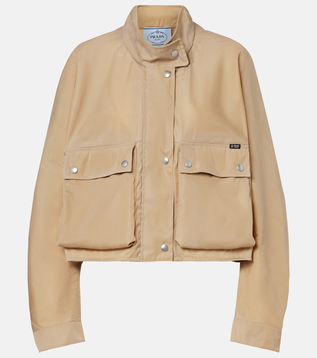 Chaqueta cropped de Re-Nylon | Prada