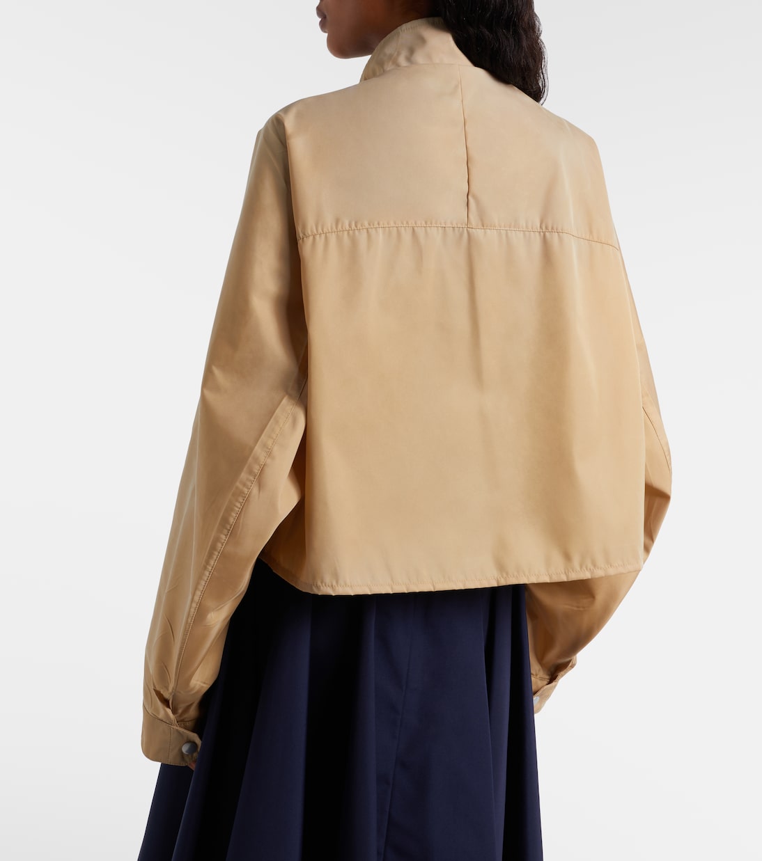 Chaqueta cropped de Re-Nylon | Prada