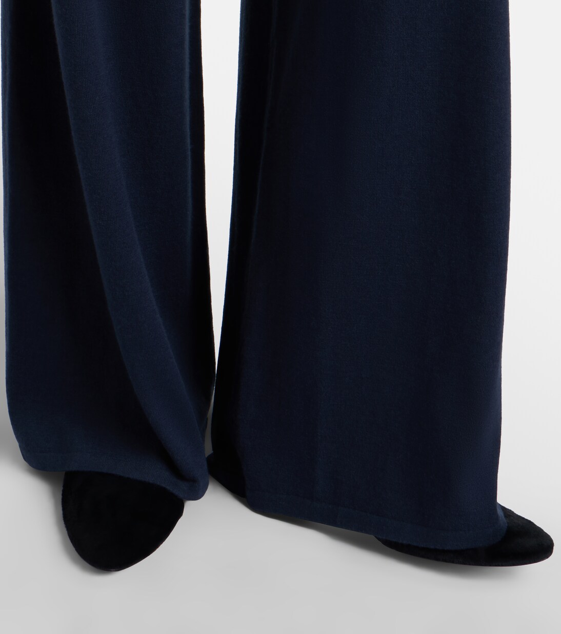 Aina cotton and cashmere wide-leg pants | Lisa Yang