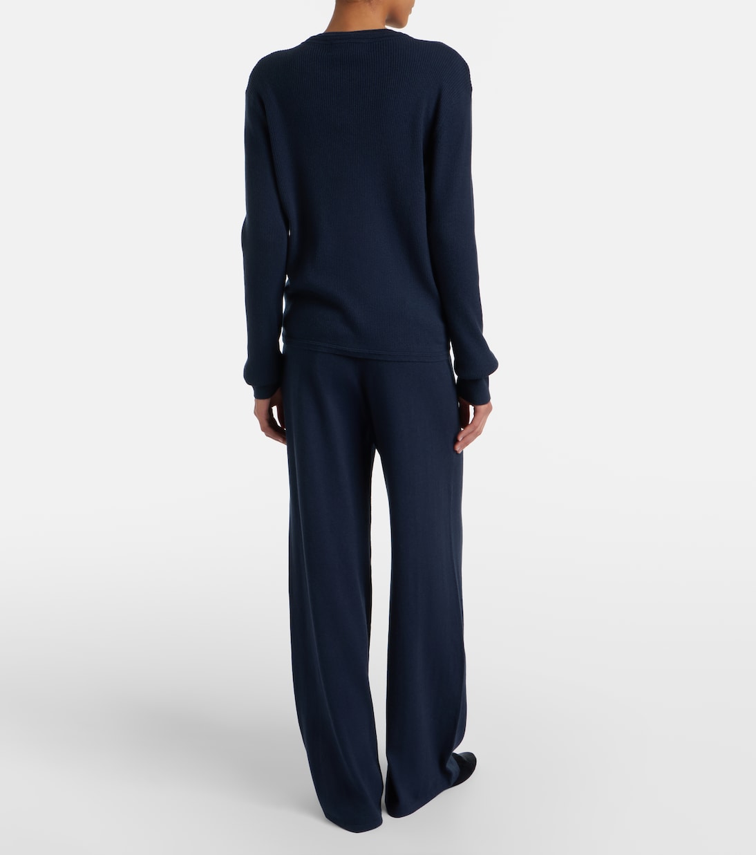 Aina cotton and cashmere wide-leg pants | Lisa Yang