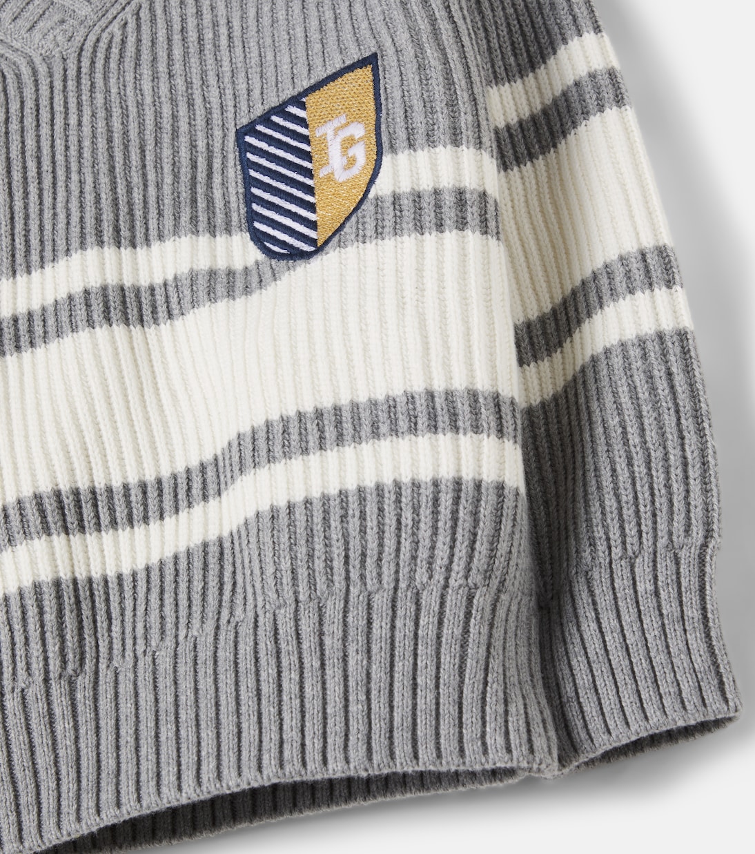 Striped cotton sweater | Il Gufo