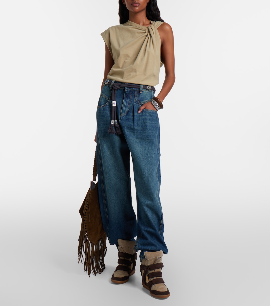 Lishaga barrel-leg jeans | Isabel Marant