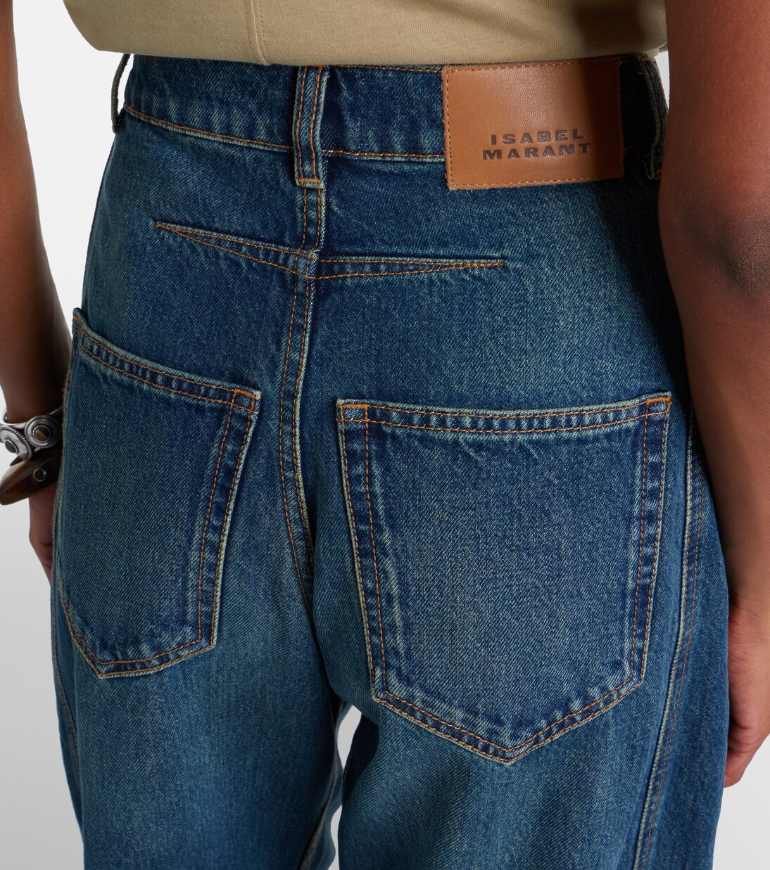 Lishaga barrel-leg jeans | Isabel Marant