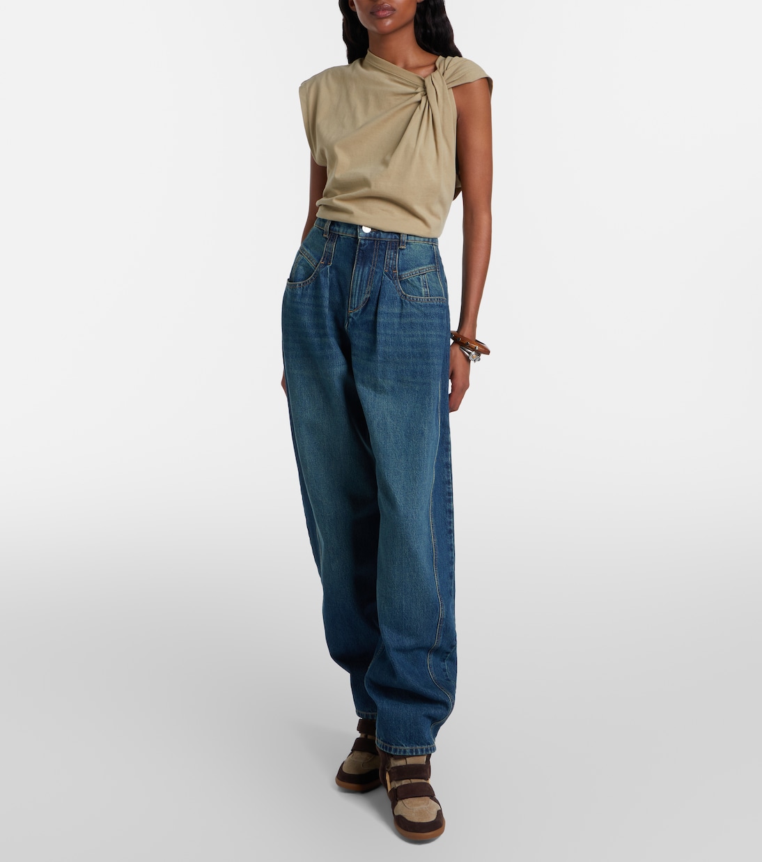 Lishaga barrel-leg jeans | Isabel Marant