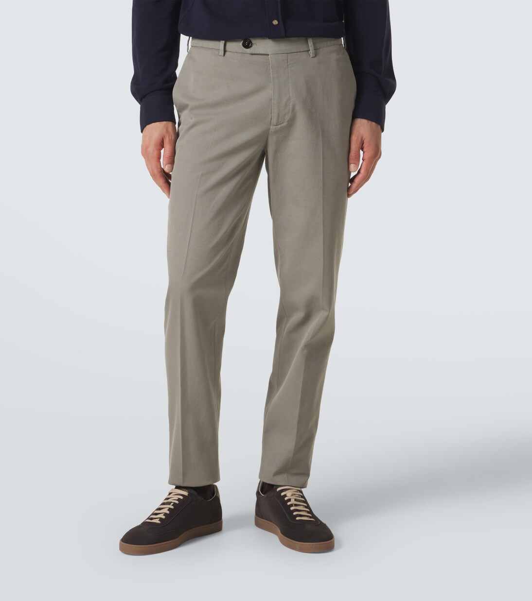Schmale Hose aus Baumwolle | Brunello Cucinelli