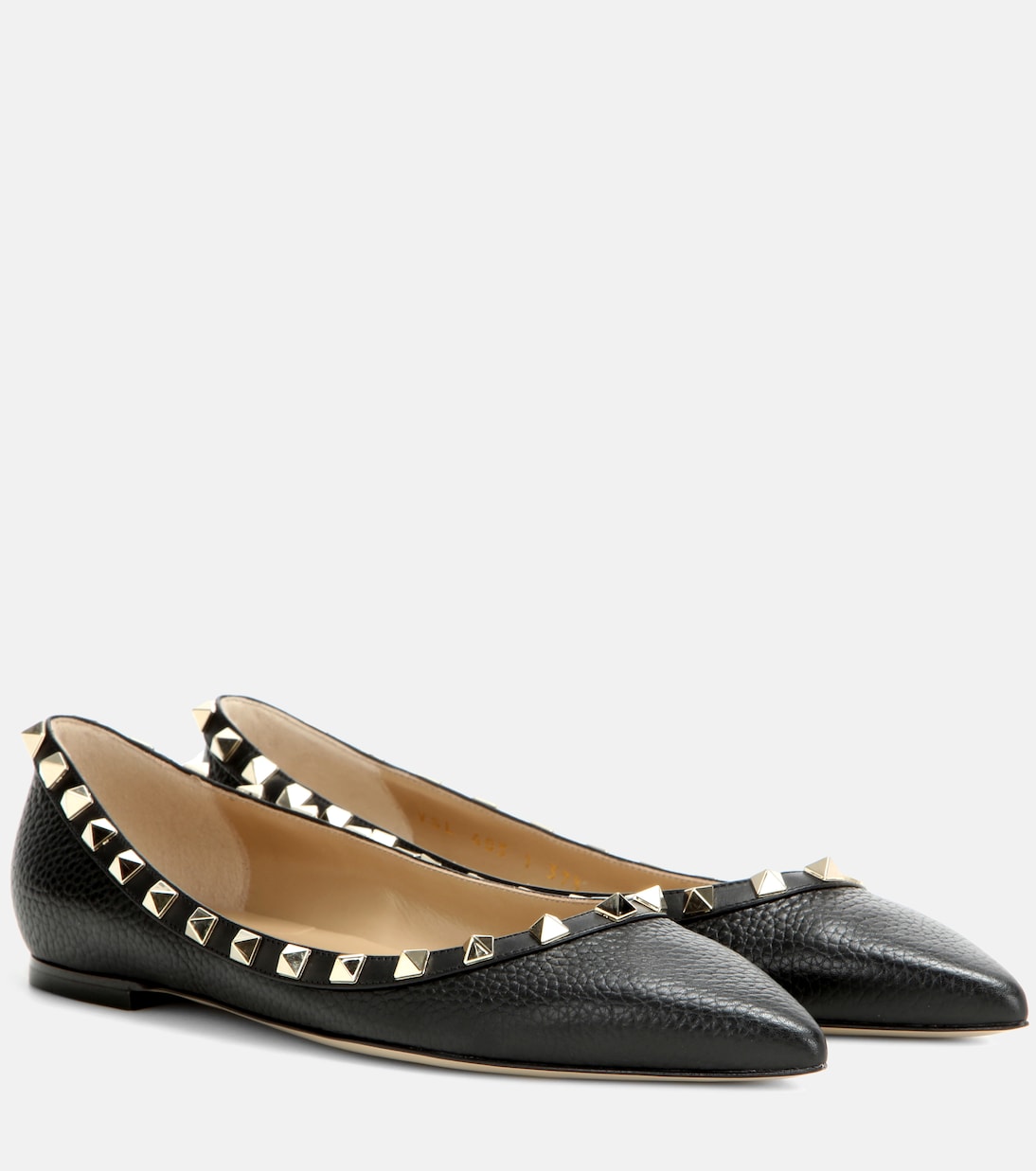 Valentino Garavani Rockstud leather ballet flats | Valentino Garavani
